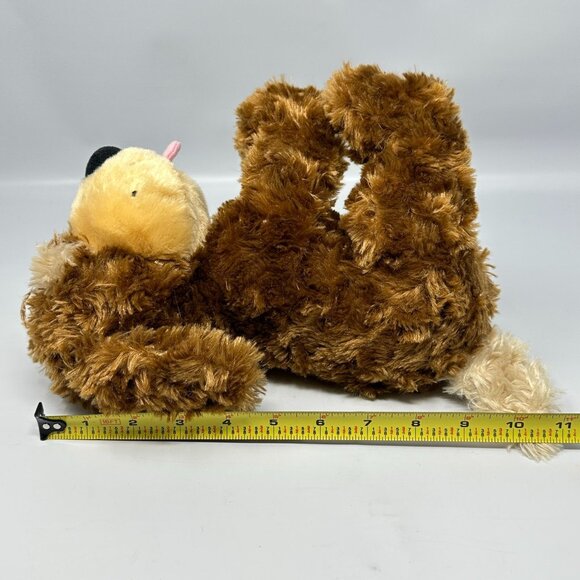 Floppy-Eared Brown Plush Dog Toy Tongue Out Chelsea Teddy Bear 10 Inch READ - Picture 11 of 11